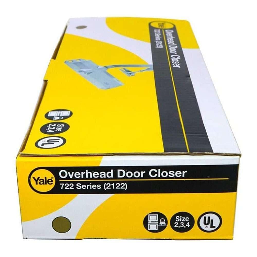 The Yale 722 Series Door Closer supports a maximum door weight of 80 kg (with a maximum door width of 1100 mm).
