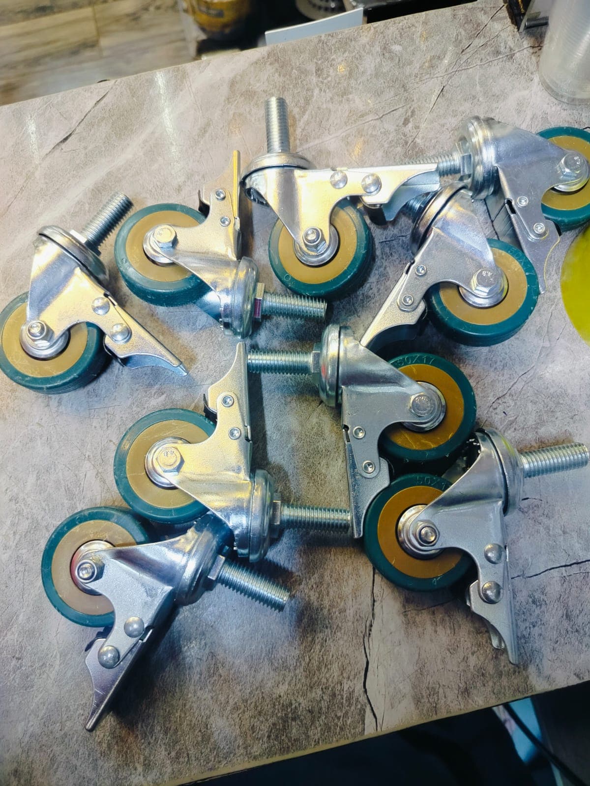 2" Screw-Type Brake Casters