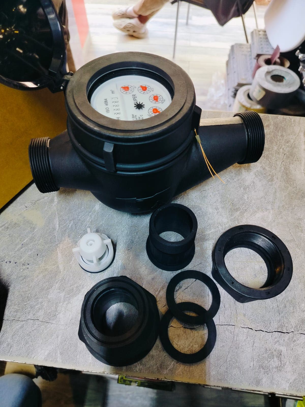 Plastic Super Water Meter — 1"