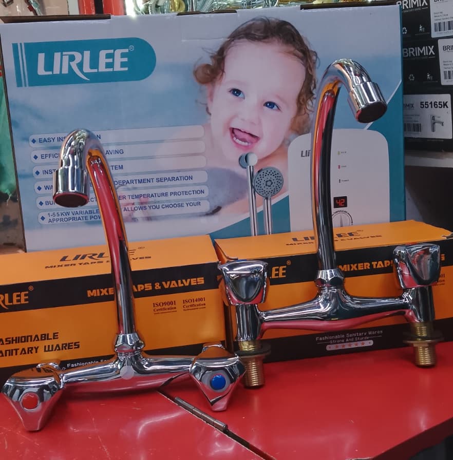 LIRLEE Wall + Pillar Kitchen Tap (Sprout)